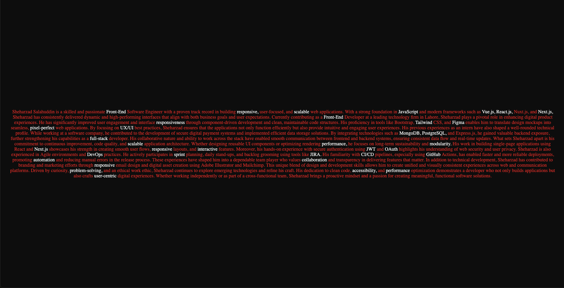 Exploding Text on Scroll